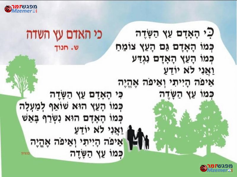 [1066]כי האדם עץ השדה