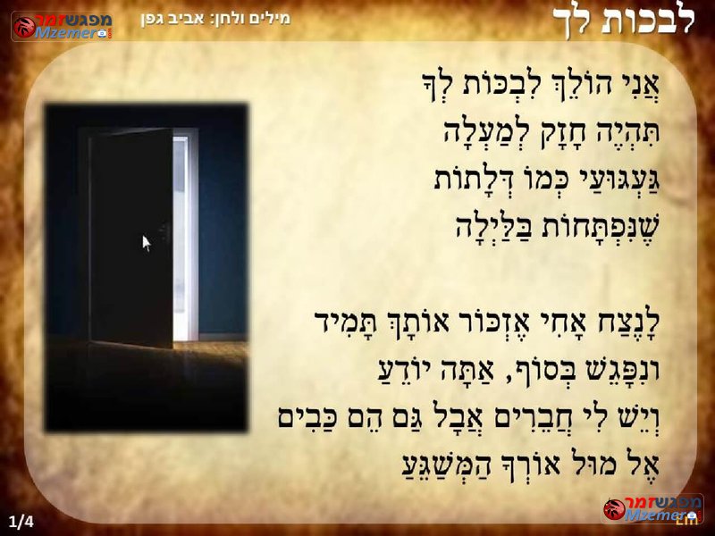 [1151]לבכות לך