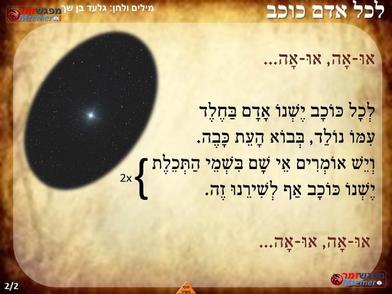 [1205]לכל אדם כוכב