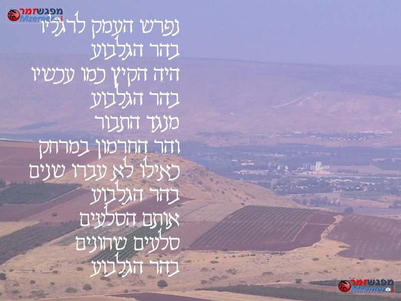 [318]בהר הגלבוע